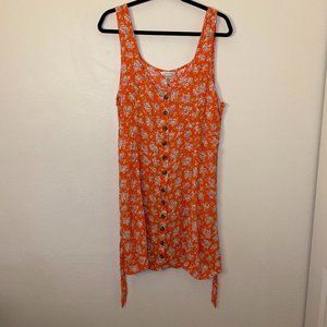 Pink/orange floral dress